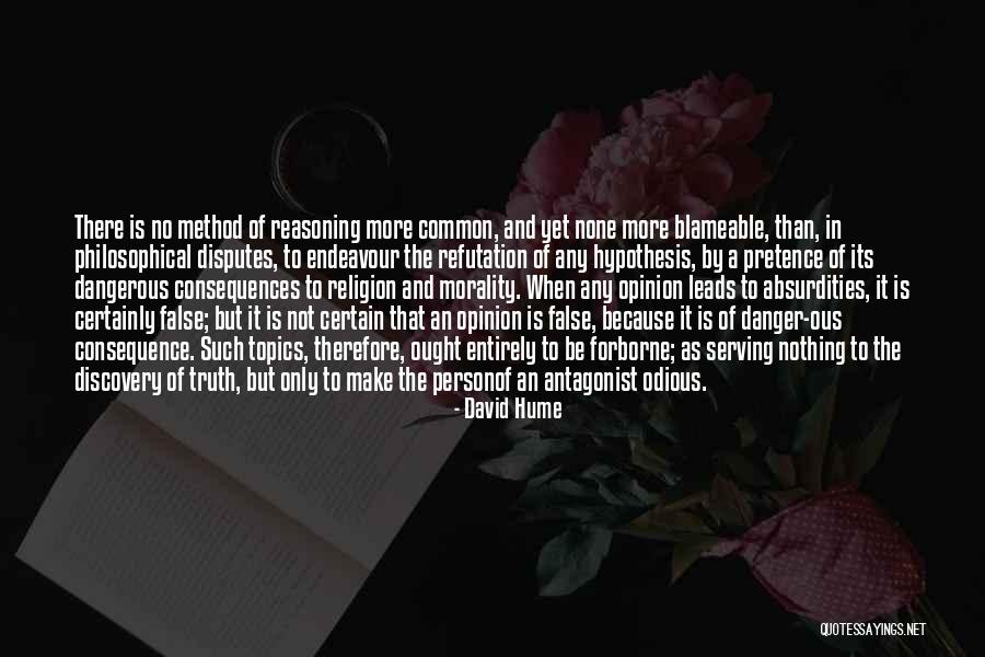 Topics Quotes By David Hume