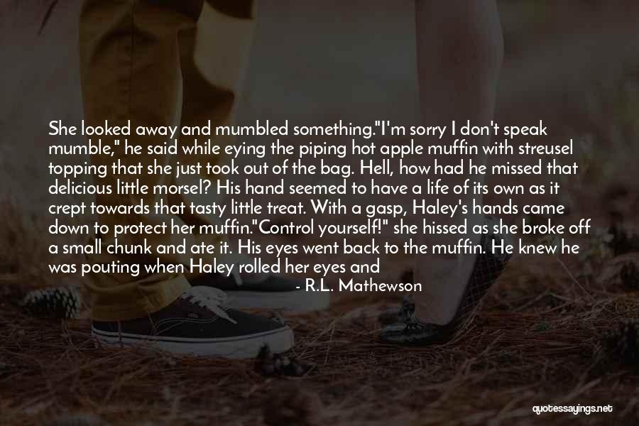 Topping Off Quotes By R.L. Mathewson Topping Off Quotes By R.L. Mathewson