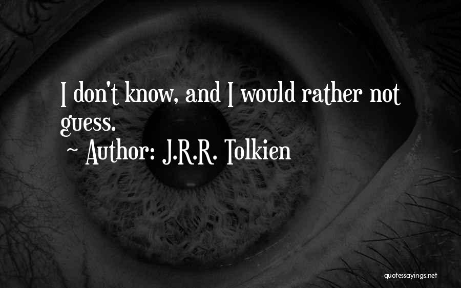 Torakichi Oba Quotes By J.R.R. Tolkien