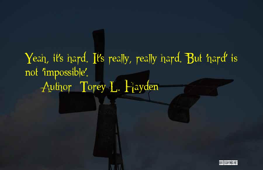 Torey L. Hayden Quotes 393007