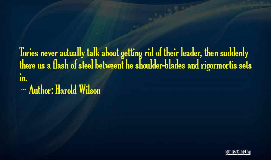 Tories Quotes By Harold Wilson