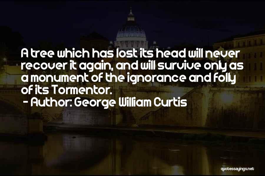 Tormentor Quotes By George William Curtis
