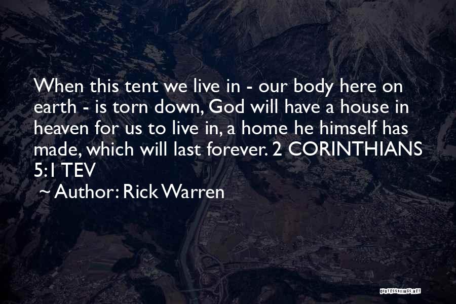 Torn Down Quotes By Rick Warren