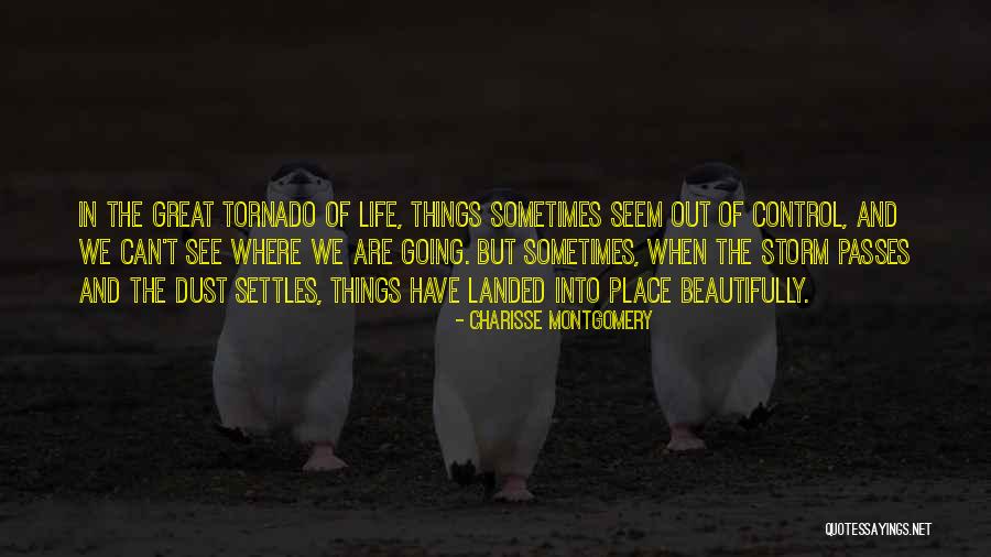 Tornado Life Quotes By Charisse Montgomery