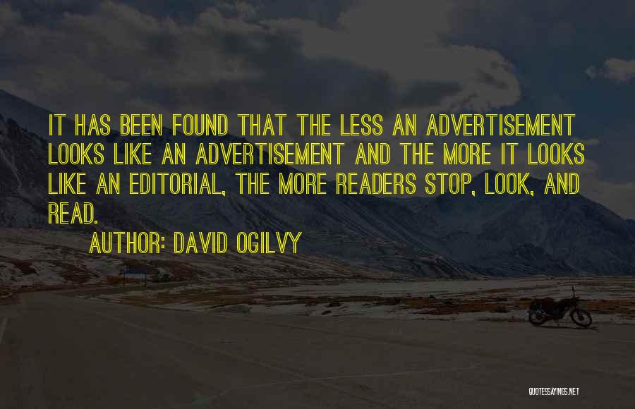 Tornerai Quotes By David Ogilvy
