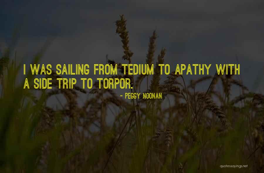 Torpor Quotes By Peggy Noonan Torpor Quotes By Peggy Noonan