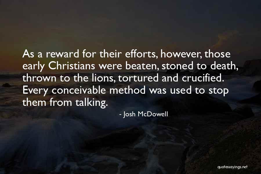 Tortured Quotes By Josh McDowell Tortured Quotes By Josh McDowell