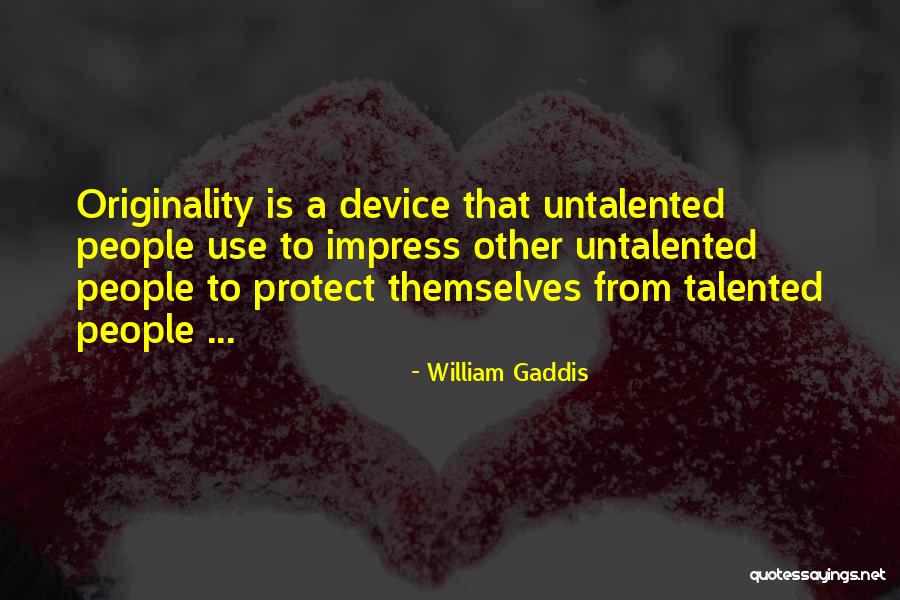Toscas Restaurant Quotes By William Gaddis