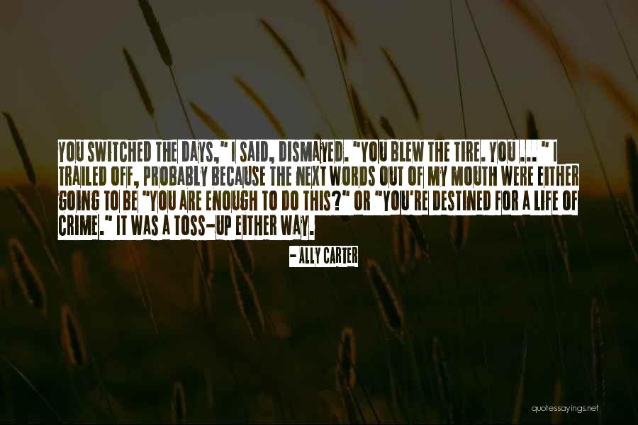 Toss Up Quotes By Ally Carter Toss Up Quotes By Ally Carter
