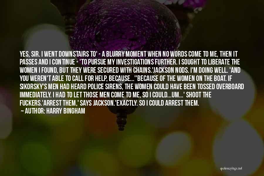 Tossed Quotes By Harry Bingham