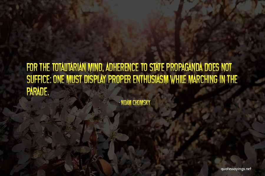 Totalitarian State Quotes By Noam Chomsky Totalitarian State Quotes By Noam Chomsky