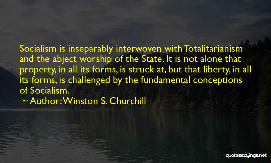 Totalitarianism Quotes By Winston S. Churchill