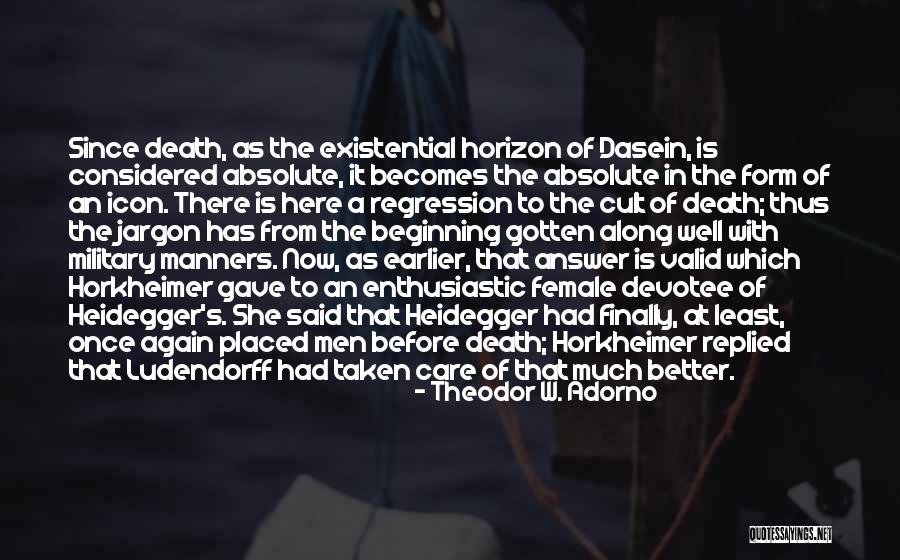 Touch C3 A9 Quotes By Theodor W. Adorno Touch C3 A9 Quotes By Theodor W. Adorno