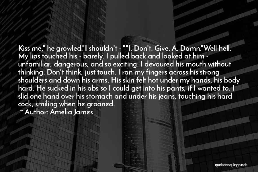 Touch My Hand Quotes By Amelia James