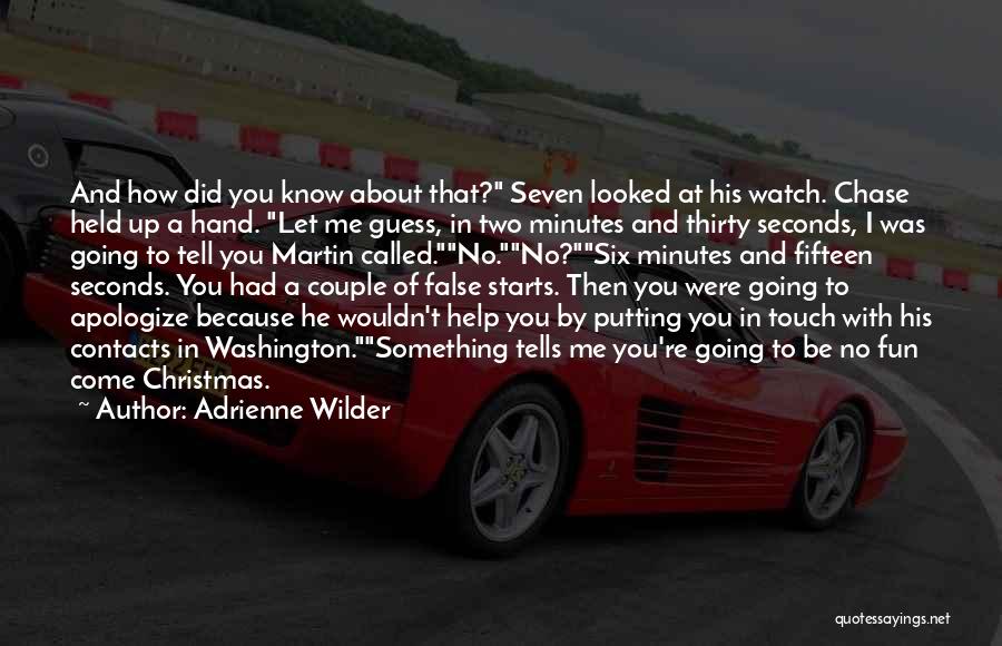 Touch Of His Hand Quotes By Adrienne Wilder