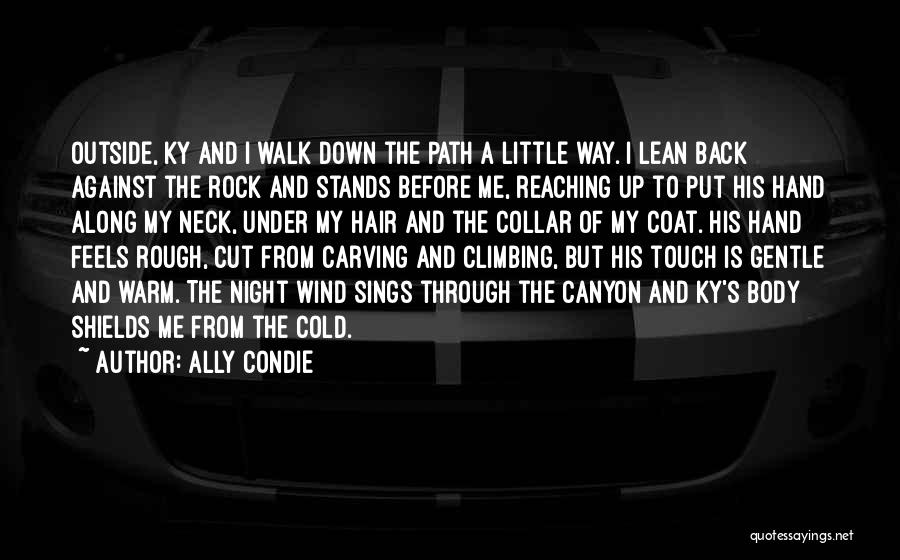 Touch Of His Hand Quotes By Ally Condie
