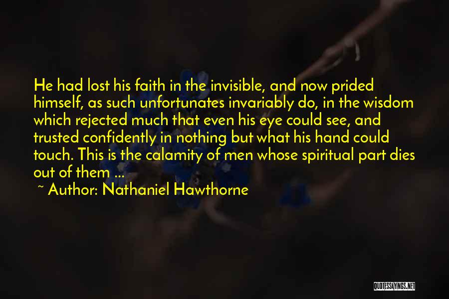 Touch Of His Hand Quotes By Nathaniel Hawthorne