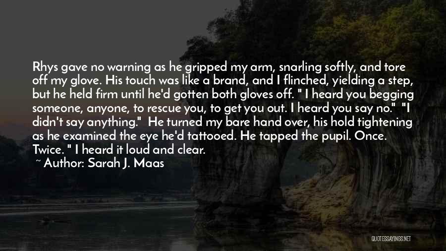 Touch Of His Hand Quotes By Sarah J. Maas