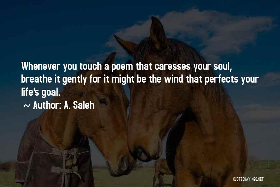 Touch Your Soul Quotes By A. Saleh