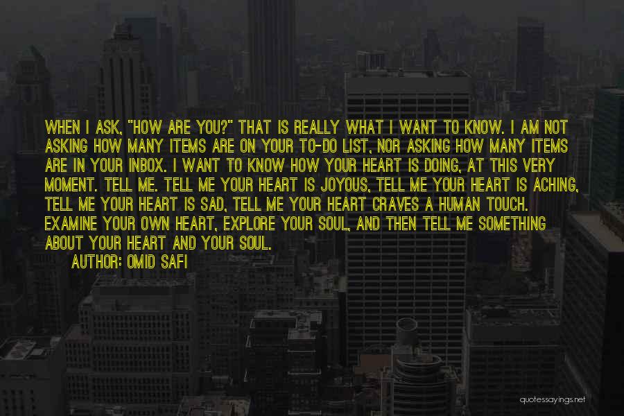 Touch Your Soul Quotes By Omid Safi