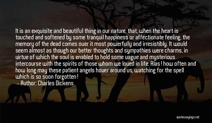 Touched Soul Quotes By Charles Dickens