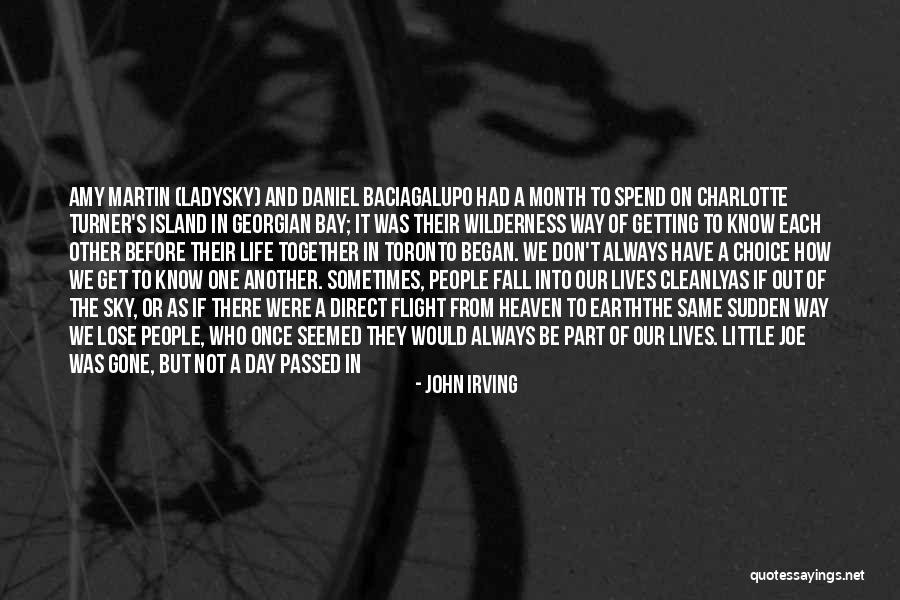 Touching Other People's Lives Quotes By John Irving