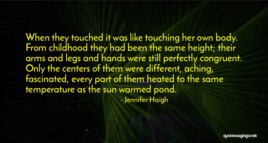 Touching Your Body Quotes By Jennifer Haigh