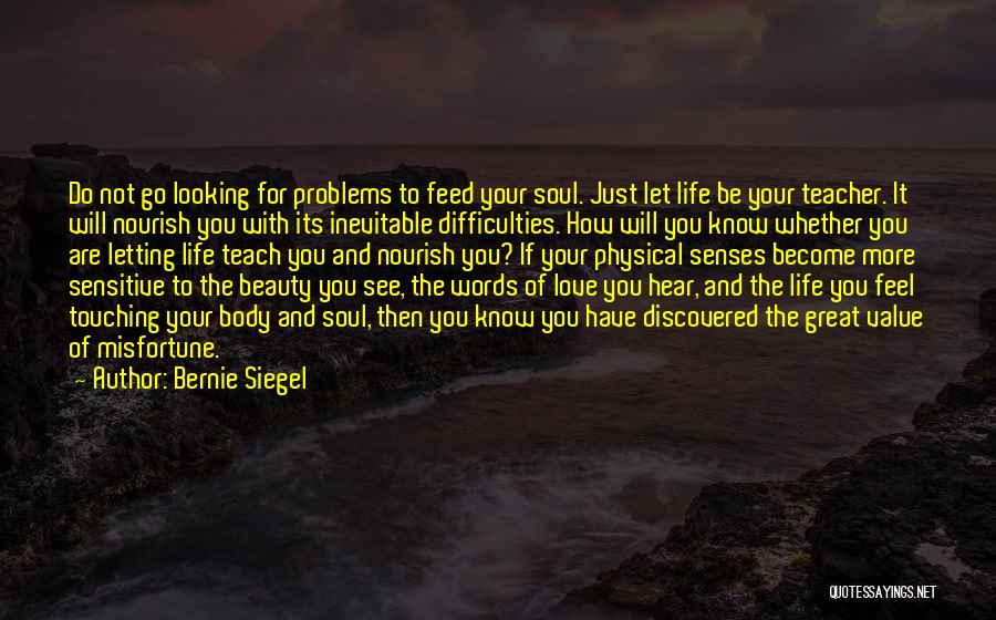 Touching Your Soul Quotes By Bernie Siegel