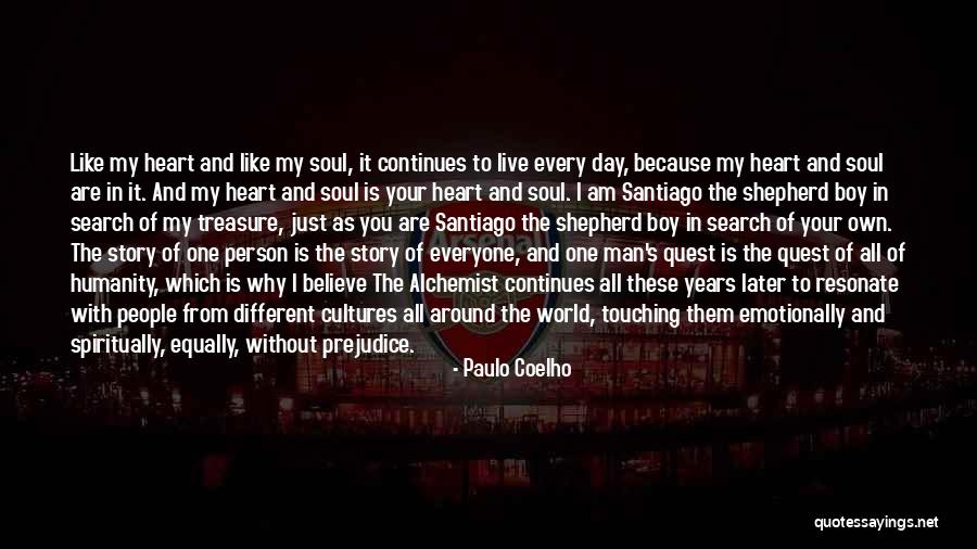 Touching Your Soul Quotes By Paulo Coelho Touching Your Soul Quotes By Paulo Coelho