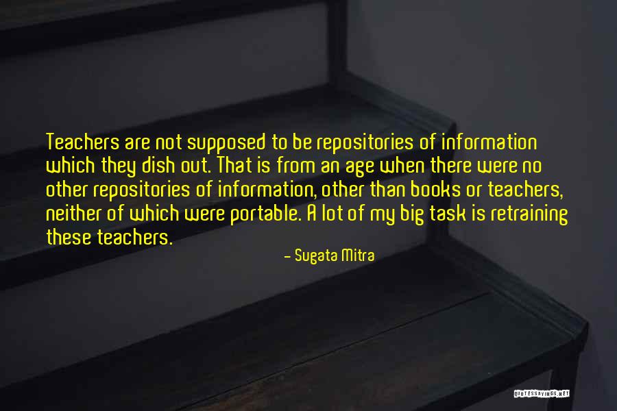 Tough Fox Quotes By Sugata Mitra