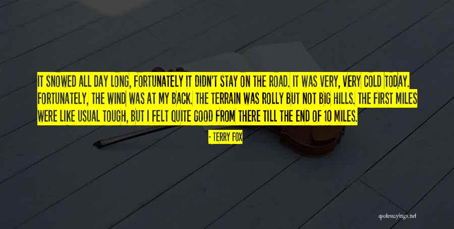 Tough Fox Quotes By Terry Fox