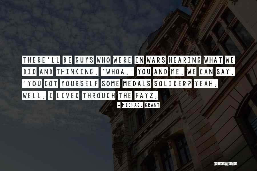 Tough Guys Quotes By Michael Grant Tough Guys Quotes By Michael Grant