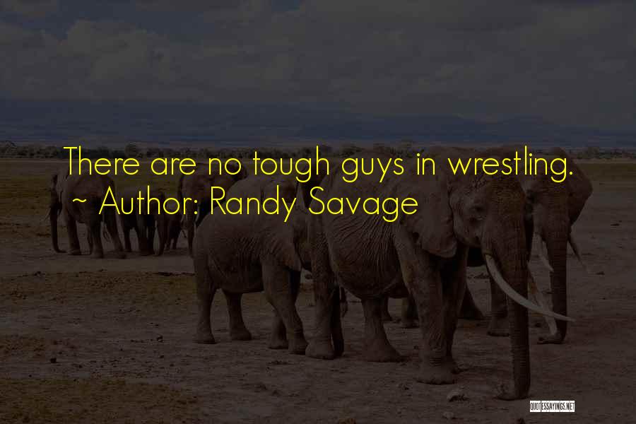 Tough Guys Quotes By Randy Savage