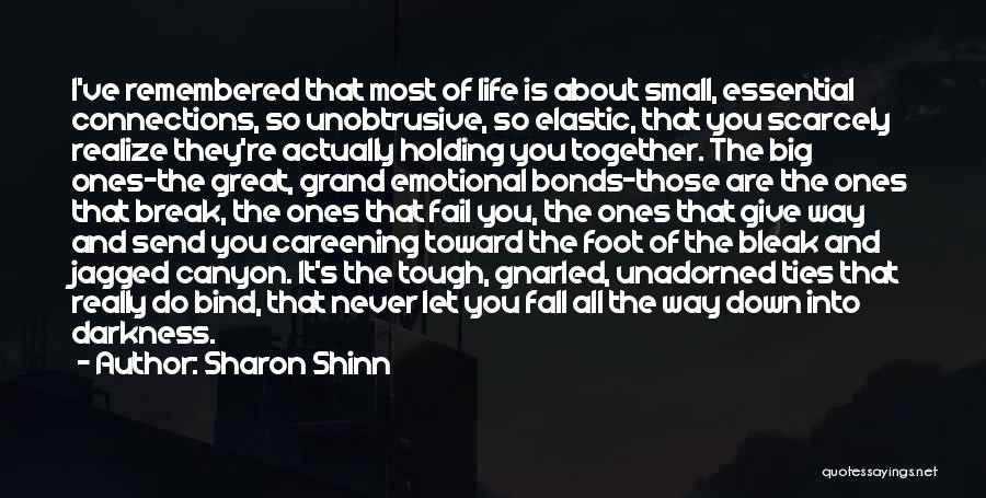 Tough Life Inspirational Quotes By Sharon Shinn