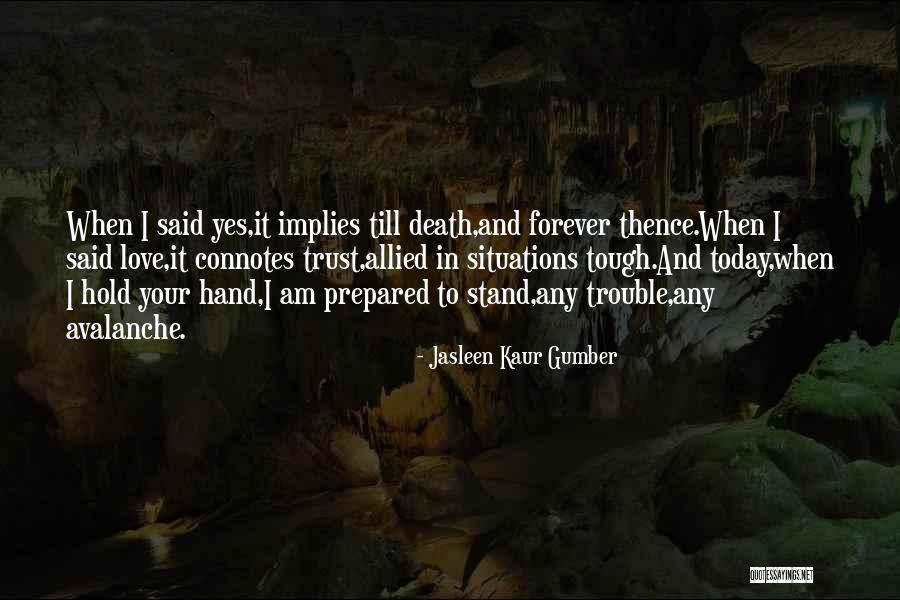 Tough Marriage Quotes By Jasleen Kaur Gumber