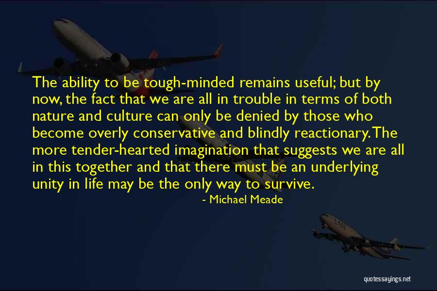 Tough Minded Tender Hearted Quotes By Michael Meade
