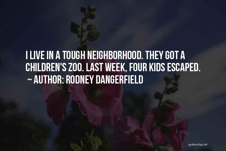 Tough Neighborhood Quotes By Rodney Dangerfield