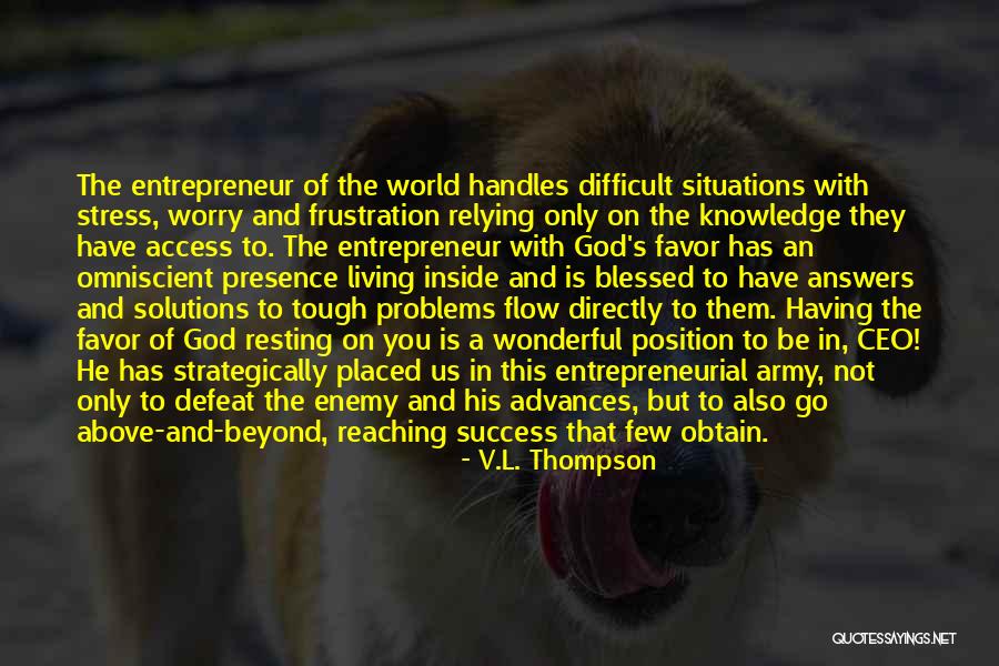 Tough Problems Quotes By V.L. Thompson Tough Problems Quotes By V.L. Thompson
