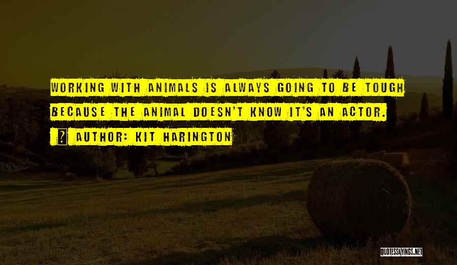 Tough Quotes By Kit Harington