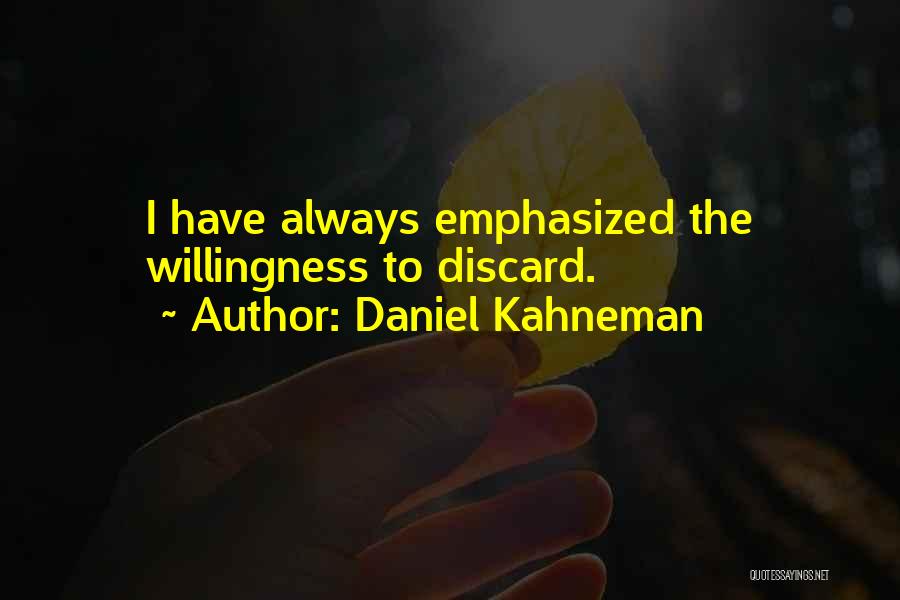 Toumi Wael Quotes By Daniel Kahneman