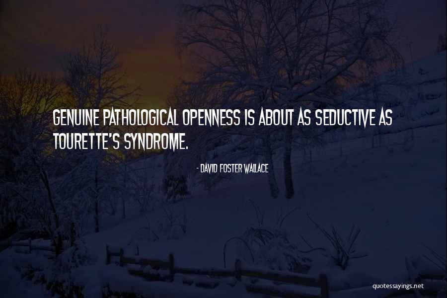 Tourette's Syndrome Quotes By David Foster Wallace Tourette's Syndrome Quotes By David Foster Wallace