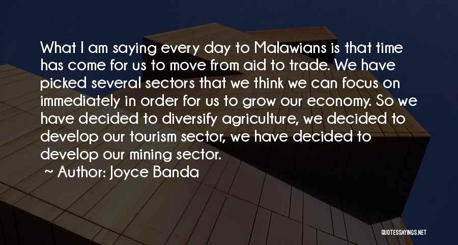 Tourism Course Quotes By Joyce Banda
