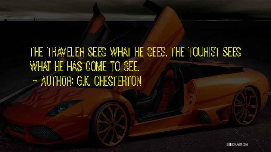 Tourist Vs Traveler Quotes By G.K. Chesterton