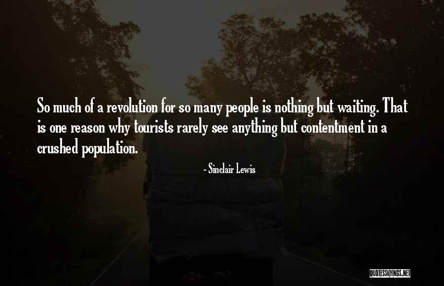 Tourists Quotes By Sinclair Lewis