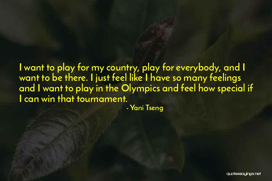 Tournament Play Quotes By Yani Tseng