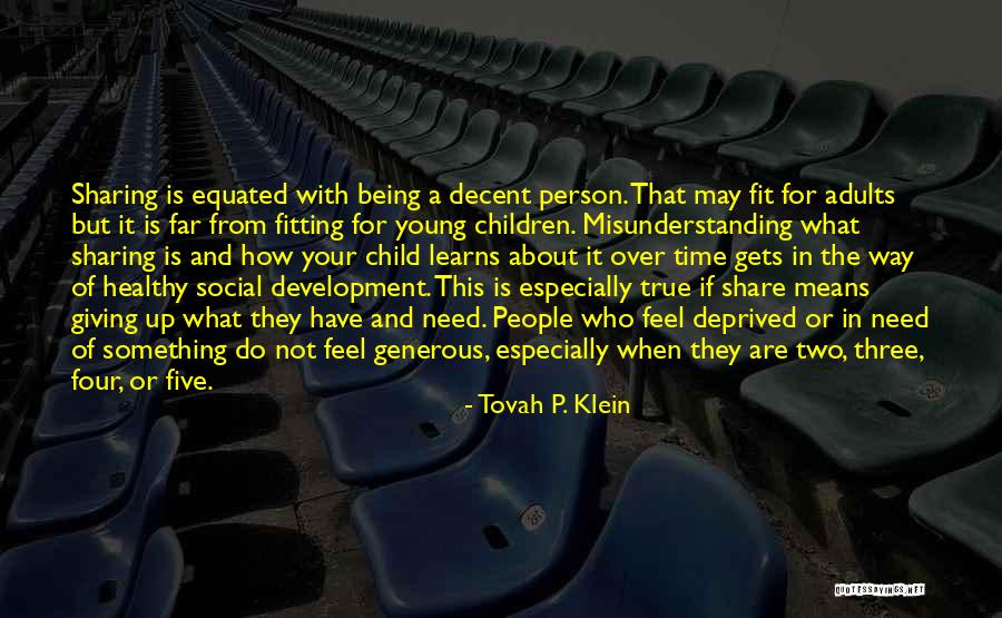 Tovah P. Klein Quotes 343960