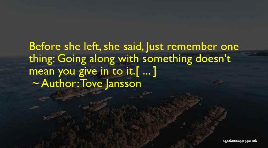 Tove Jansson Quotes 856208