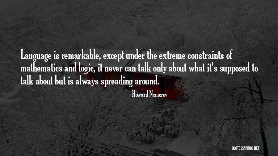 Towarzyskie Chicago Quotes By Howard Nemerov Towarzyskie Chicago Quotes By Howard Nemerov