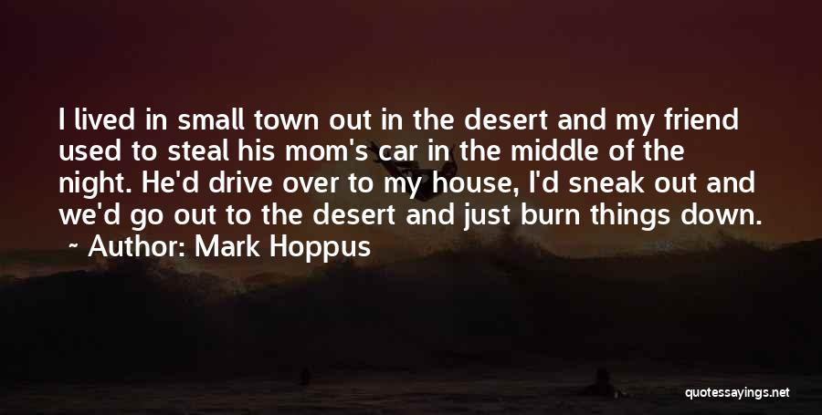 Town Car Quotes By Mark Hoppus