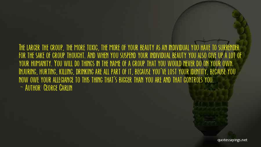 Toxic Quotes By George Carlin